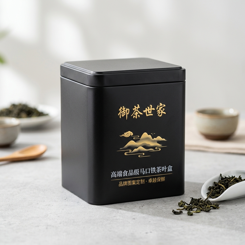 【定制款】高端食品级马口铁茶叶盒 - 品牌图案定制，卓越保鲜